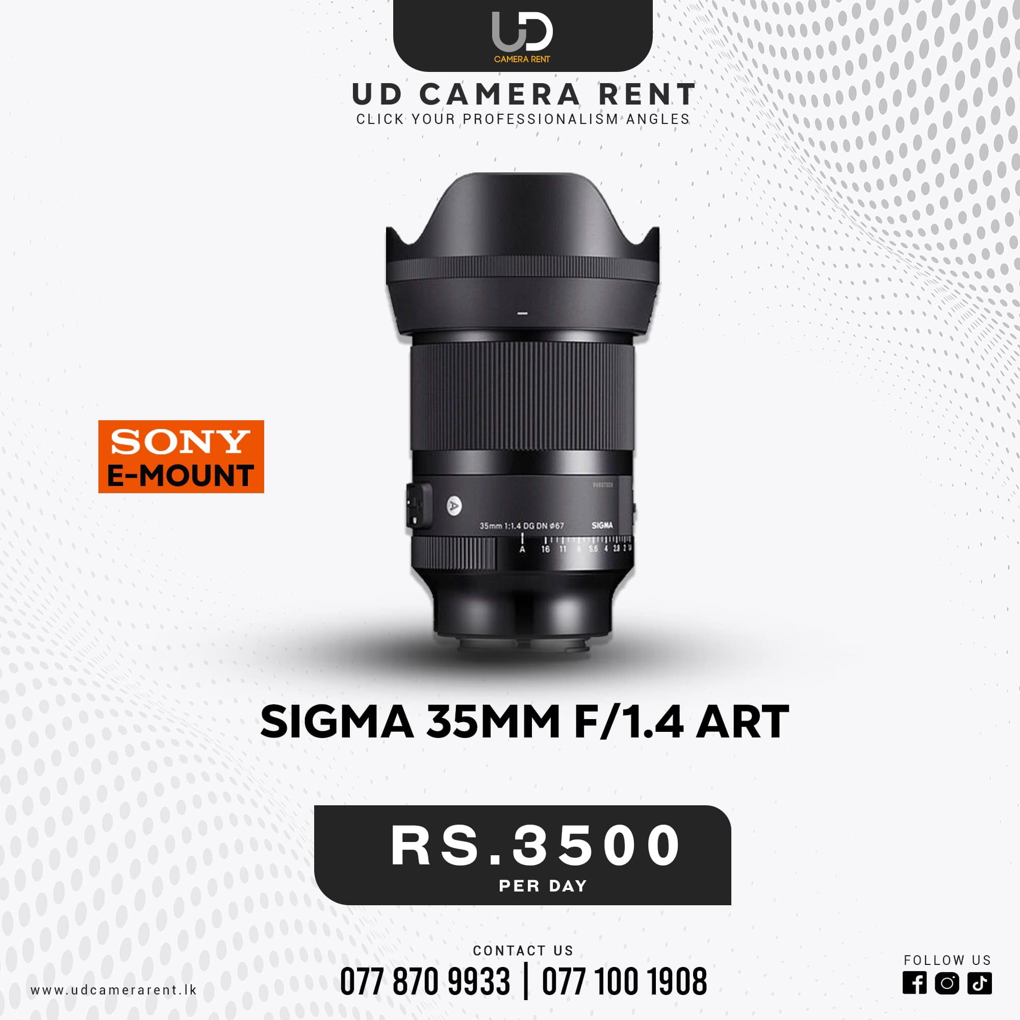 Sigma 35mm F/1.4 ART (Sony E-Mount)