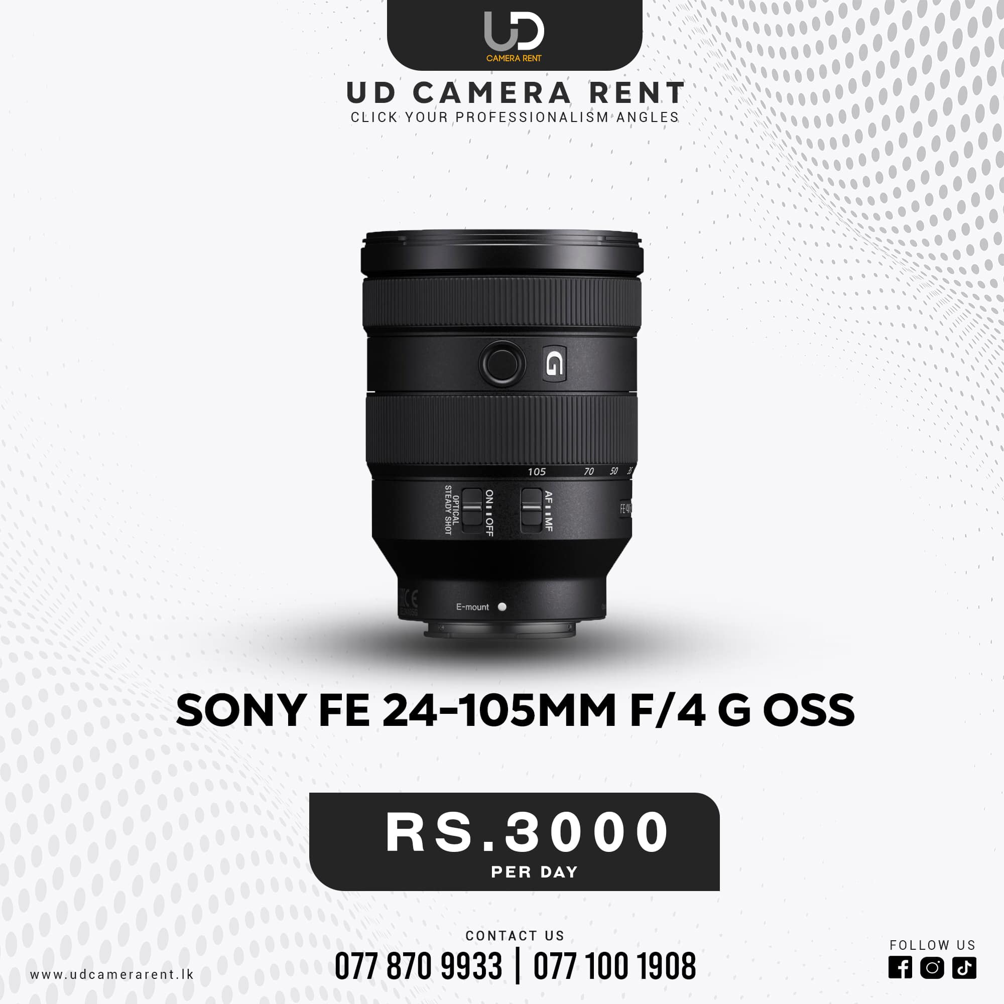Sony FE 24-105mm F/4 G OSS